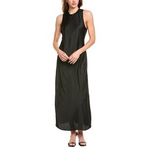 Point Womens  Column Dress, Black